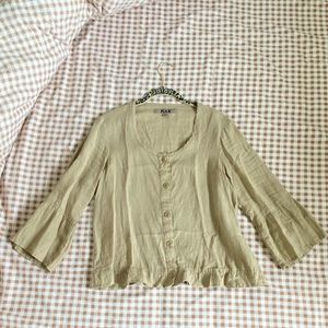 FLAX Linen Button up Blouse